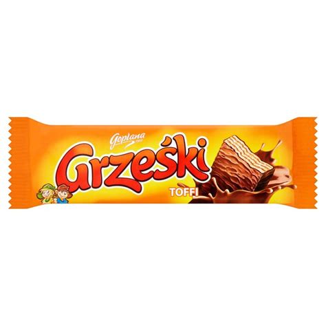 Goplana Grzeski Wafer Chocolate Bar Toffee HelloSupermarket