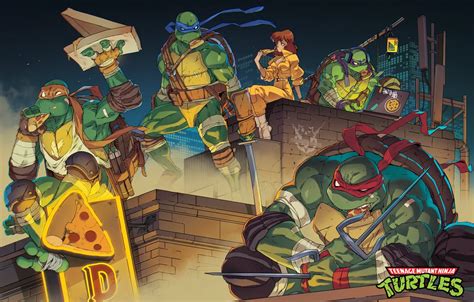 Обои Черепашки ниндзя Art Tmnt Teenage Mutant Ninja Turtles на телефон и рабочий стол раздел