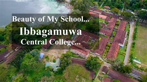 Beauty Of Ibbagamuwa Central College On Birds Eye Drone Beauty