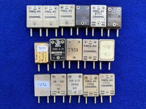 Ft 243 Crystals For Ham Radio 80 40 10 Meters All Tested Ebay