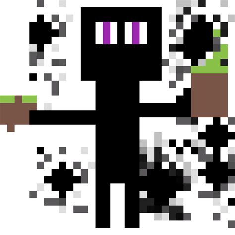 Minecraft Enderman Pixel Art