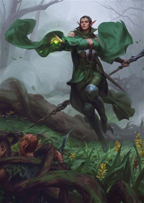 Artstation Mtg Fanart Nissa