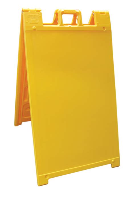 Blank Yellow Sign