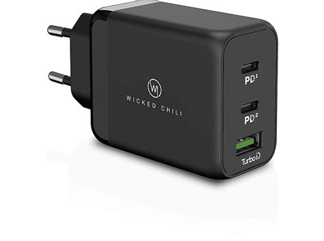 WICKED CHILI 65W GAN II USB C Schnelladegerät PD QC4 PPS Netzteil