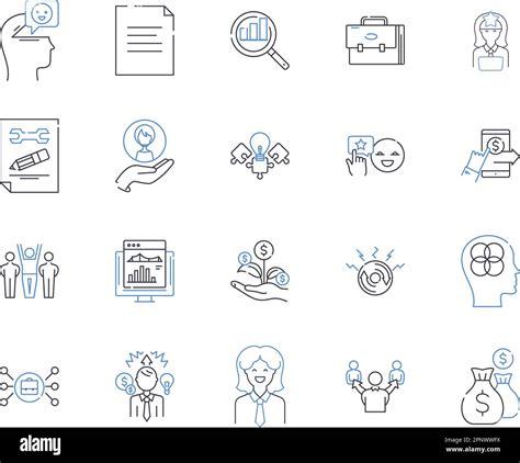 Data Analysis Line Icons Collection Insights Trends Analytics