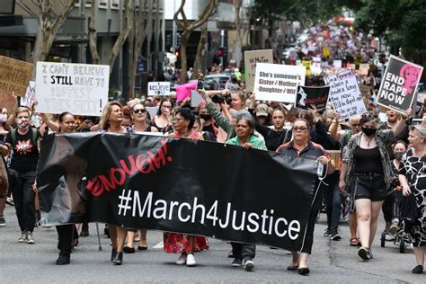 Thousands March To Demand Justice For Sexual Assault Victims In