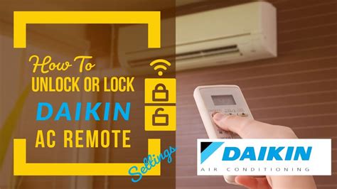 How To Unlock Daikin Ac Remote Easily In 2 Seconds Youtube