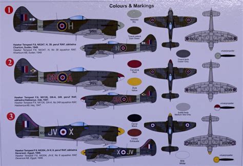 MODELIMEX Online Shop 1 72 Hawker Tempest F 6 3x Camo Your