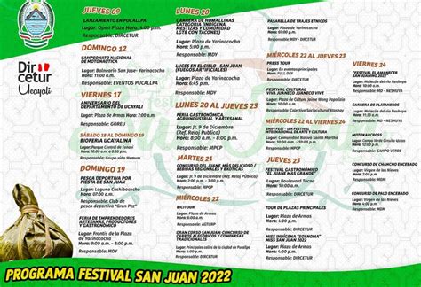 Fiesta De San Juan Te Amo Pucallpa