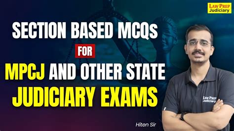 Section Based Mcqs For Mpcj And All Other State Judiciary Exams