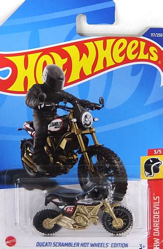 駿河屋 1 64 DUCATI SCRAMBLER HOT WHEELS EDITION ゴールドブラックホワイト Hot Wheels HW DARE DEVILS