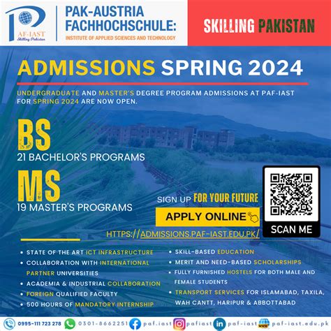 PAF IAST Admission Admission At Pak Austria