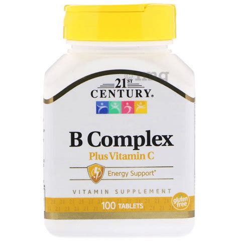 21st Century B Complex Plus Vitamin C Tablet Buy Bottle Of 100 0