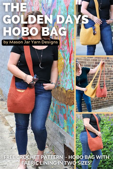 The Golden Days Hobo Bag Free Crochet Pattern And How To Use It