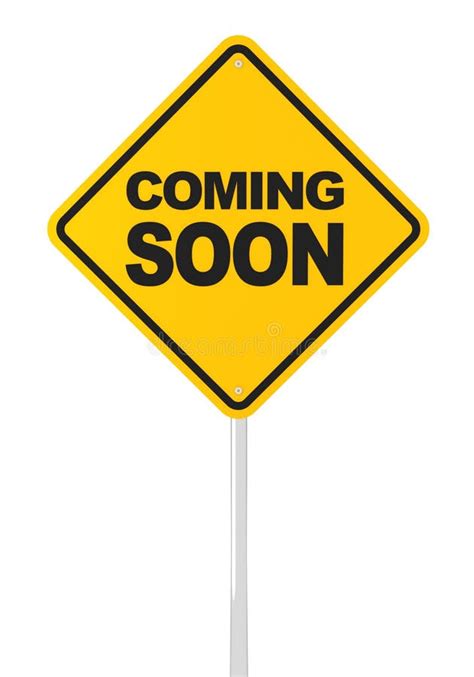 Coming Soon Yellow Sign Stock Illustrations 309 Coming Soon Yellow