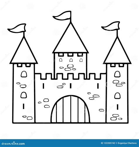 castle drawing easy 8