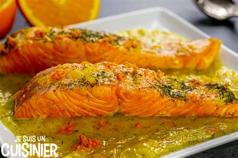 Recette de saumon à l orange et à l aneth sans crème Facile et très