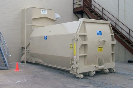 Self Contained Compactors Loading Dock Trash Compactor MI