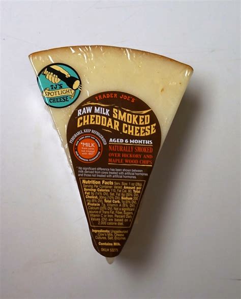 Exploring Trader Joe S Trader Joe S Raw Milk Smoked Cheddar Cheese