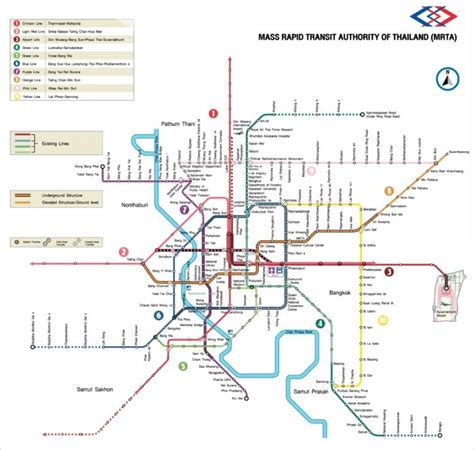 Bmr Mass Rail Transit Master Plan M Map Source Office Of Transport Download Scientific