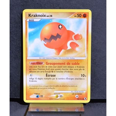 Kraknoix 84 111 Platine rivaux émergeants carte Pokemon