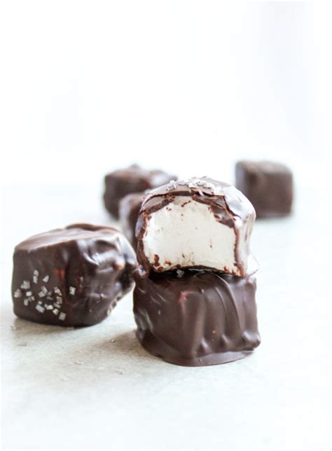 Dark Chocolate Covered Marshmallows Homemade Saporito Kitchen