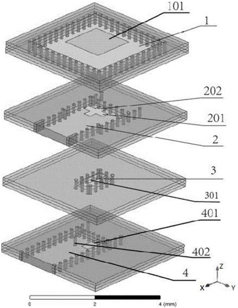 一种低剖面LTCC毫米波双极化天线的制作方法