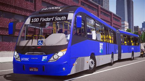 Neobus Mega Brt Volvo B M Padr O Rj Fase Proton Bus