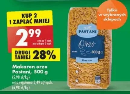 Promocja Makaron Orzo Pastani W Biedronka