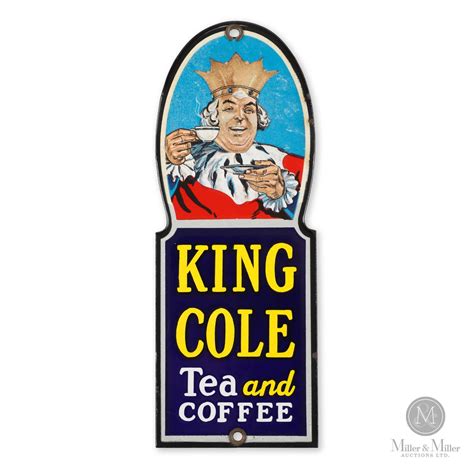 King Cole Tea And Coffee Door Push Auction