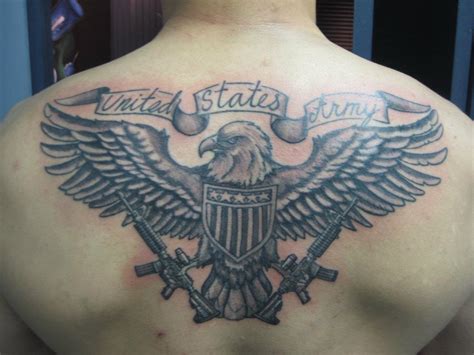 Tate Dean S Tattoo Portfolio United States Army Eagle