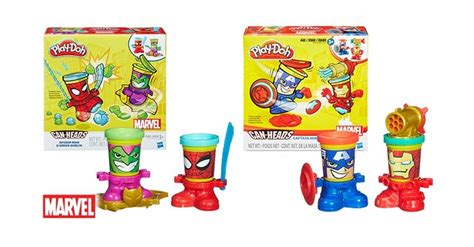 Play Doh Marvel Can Heads Home Bargains