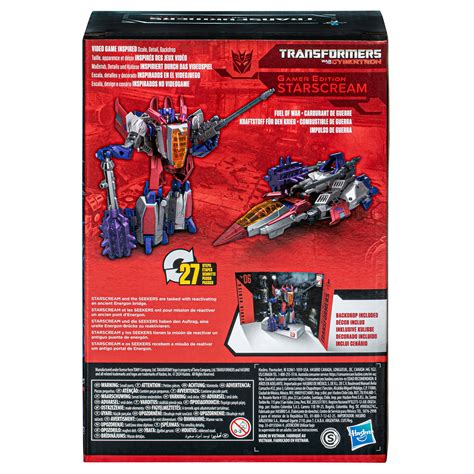 Transformers Studio Series (Gamer Edition) Voyager Starscream – In ...