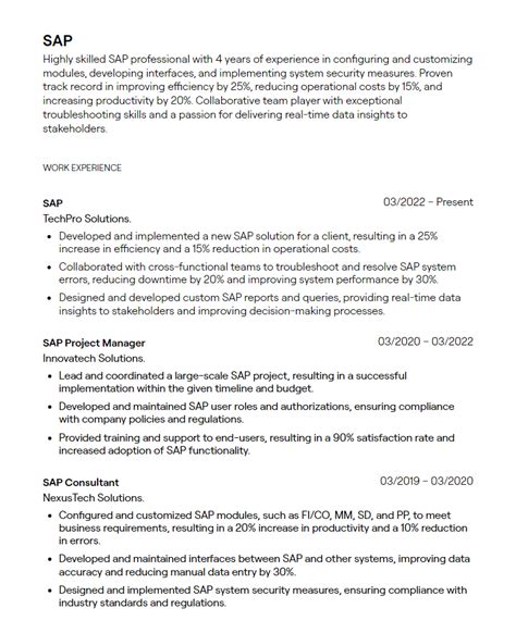 Sap Mm Consultant Roles And Responsibilities For Off