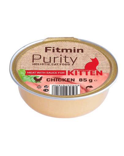 Fitmin Cat Purity alutray Kitten Chicken 85 g mokra karma dla młodych