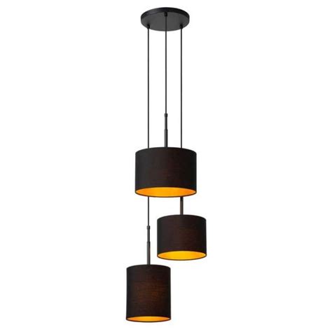 Lucide Maya Light Cluster Ceiling Pendant Black