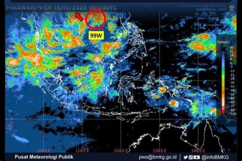 Bmkg Bibit Siklon 99w Berpotensi Pengaruhi Cuaca Di Wilayah Indonesia