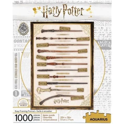 Puzzle 1000 Pieces Harry Potter Baguettes Magiques 65345 Aquarius à