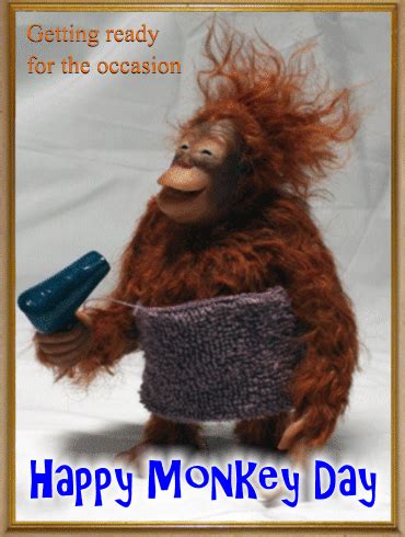 Monkey Day Card For You. Free Monkey Day eCards, Greeting Cards | 123 Greetings