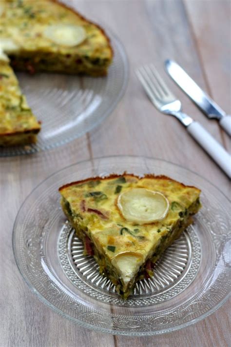 Quiche sans pâte aux poireaux bacon et chèvre Amandine Cooking