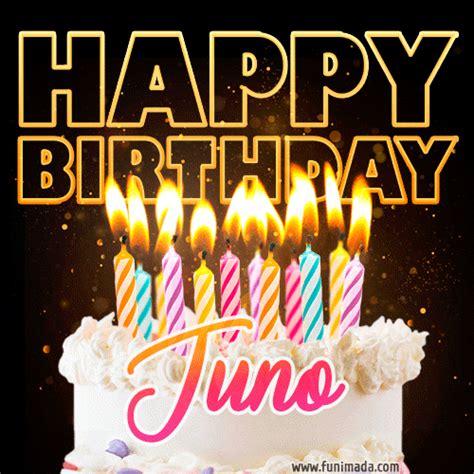 Juno Animated Happy Birthday Cake  Image For Whatsapp — Download