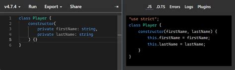 Typescript Classes Interfaces