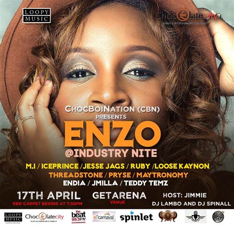 Afro Pop Star Enzo Hosts as Choc Boi Nation takes over Industry Nite ...