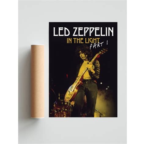 Led Zeppelin In The Light Part Ingilizce Poster Fiyat