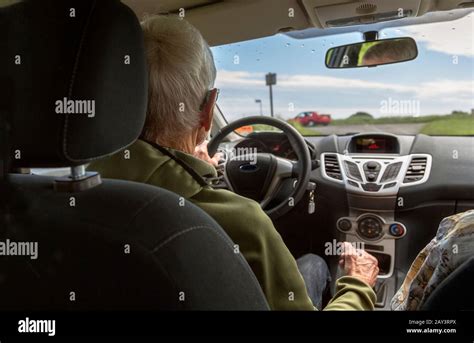 Man driving car Stock Photo - Alamy