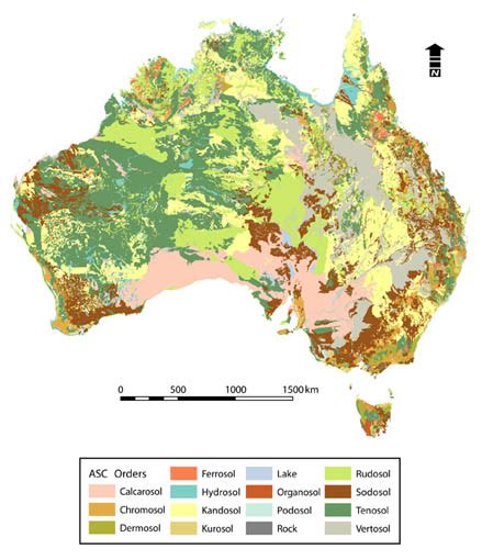 Major Geographical Areas Soil