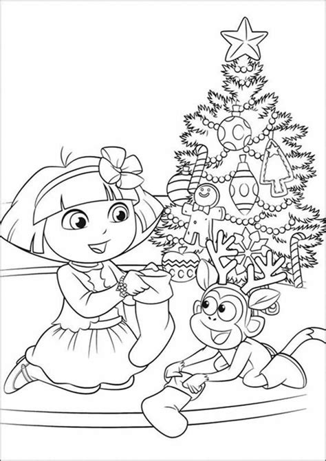 Free & Easy To Print Dora Coloring Pages - Tulamama