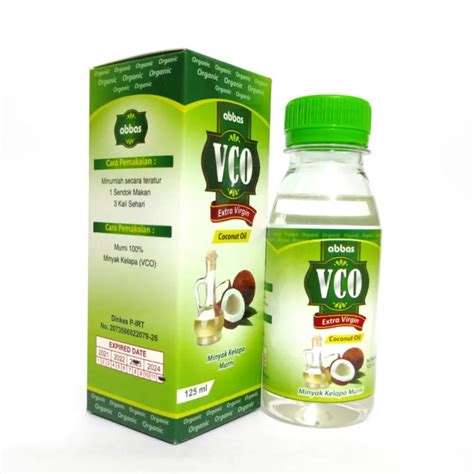 VCO Extra Virgin Coconut Oil VCO Ekstra Virgin 125ml Minyak Kelapa