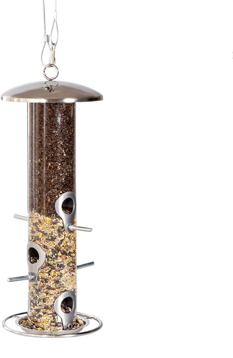 Bird Feeder Silver Year Guarantee Stainless Steel Bird