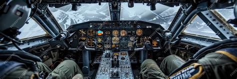 Premium Photo | In the Cockpit Photo of a Fighter Pilot Captured in the ...